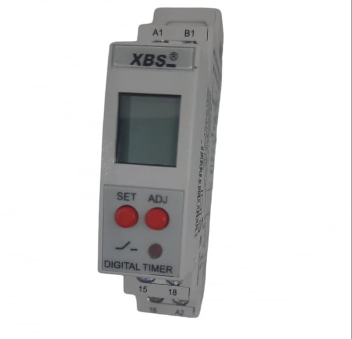 Programator digital multifunctional pentru interval de timp afisaj LCD 3 cifre alimentare 24-240V AC/DC [4]