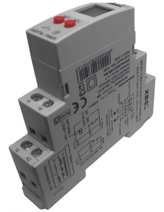 Programator digital multifunctional pentru interval de timp afisaj LCD 3 cifre alimentare 24-240V AC/DC [7]