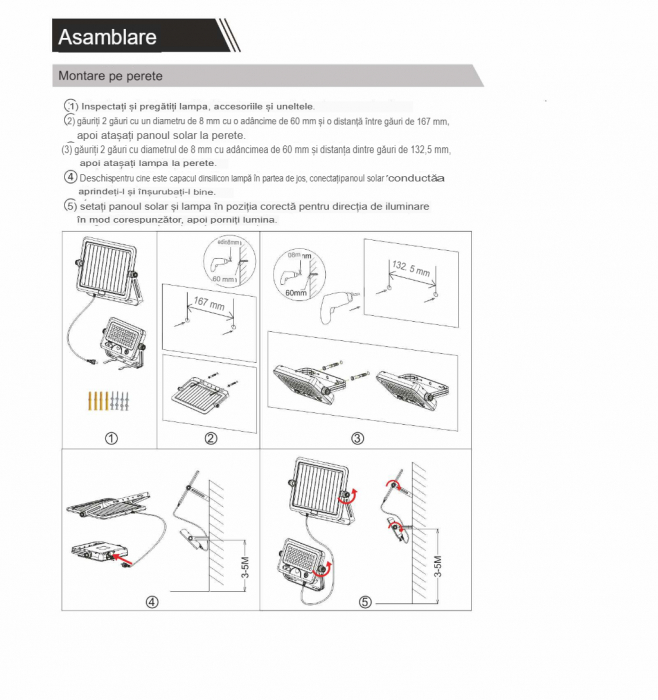 Proiector LED solar SOL-LRT-10W 10W, 1100lm, 4000K, power bank portabil, iesire USB, IP65 [6]