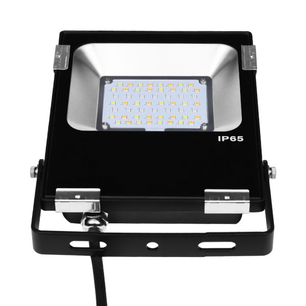 Reflector LED Mi-Light MiBoxer 20W 2300ln negru reglabil DIM+RGB+CCT IP65 FUTT04 2.4GHz 16 milioane de culori, ajustare intensitate lumina si temperatura de culoare, saturatie culoare si control 30m [2]