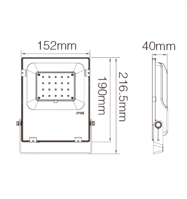 Reflector LED Mi-Light MiBoxer 20W 2300ln negru reglabil DIM+RGB+CCT IP65 FUTT04 2.4GHz 16 milioane de culori, ajustare intensitate lumina si temperatura de culoare, saturatie culoare si control 30m [4]