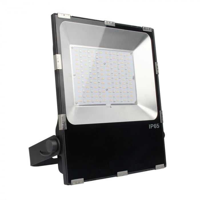 Reflector LED Mi-Light MiBoxer 50W negru reglabil DIM+RGB+CCT IP65 FUTT02 2.4GHz 16 milioane de culori, ajustare intensitate lumina si temperatura de culoare, saturatie culoare si control de la 30m [1]