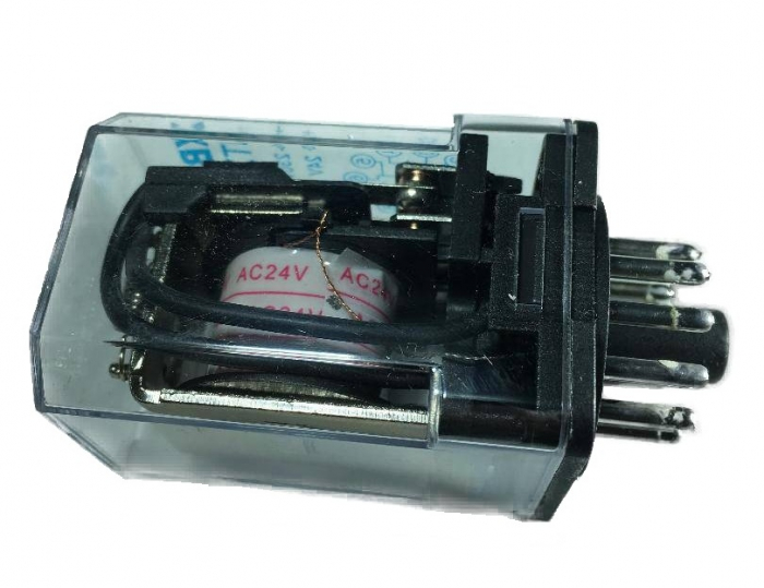 Releu industrial 11 pini contacte 24V AC [3]
