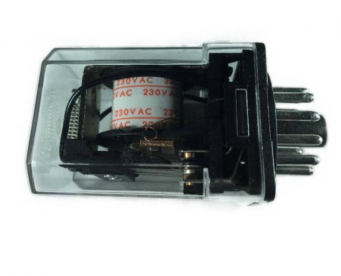 Releu industrial 11 pini contacte 230V 10A AC [2]