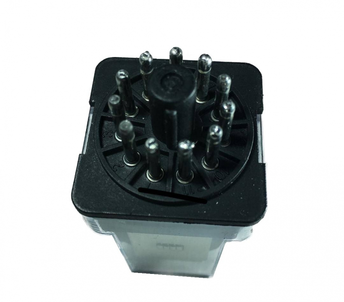 Releu industrial 11 pini contacte 24V DC [2]