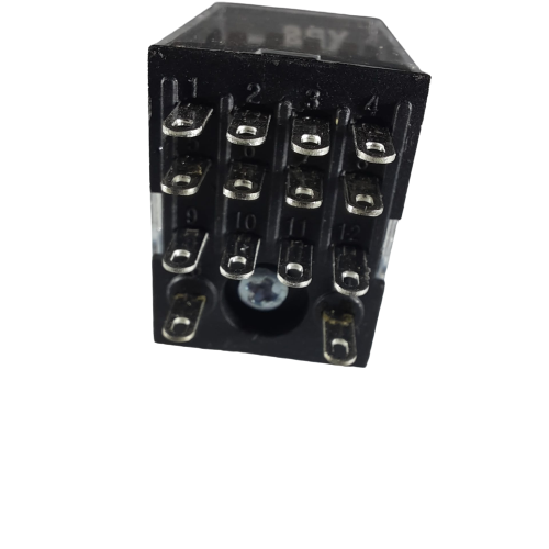 Releu industrial R4 24V DC 5A cu 4 contacte morse [3]