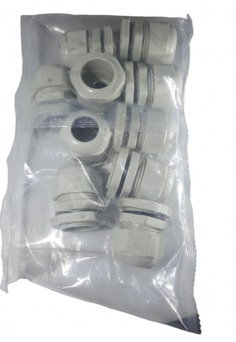 Set 10 buc presetupe din plastic PG 21 diametru 13 - 18 mm IP68 [5]