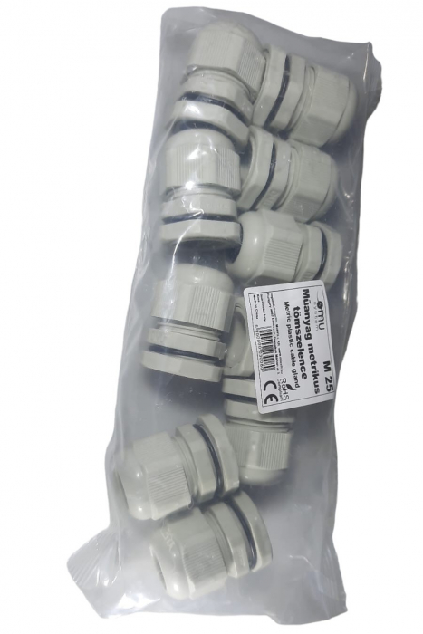 Set 10 buc presetupe M25 metrice din plastic diametru 12 - 16mm IP68 [4]