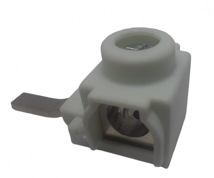 Set 10 bucati cleme terminale 63A de conectare conductor maxim 16mm²  la sigurante impreuna cu pieptene busbar [3]