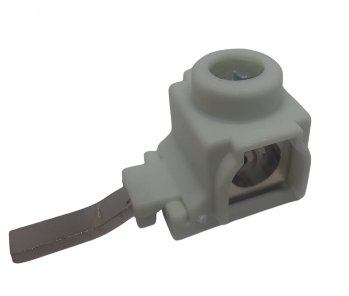 Set 10 bucati cleme terminale 63A de conectare conductor maxim 16mm²  la sigurante impreuna cu pieptene busbar [4]