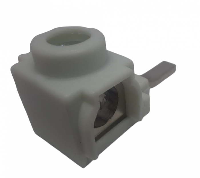 Set 10 bucati cleme terminale 63A de conectare conductor maxim 16mm²  la sigurante impreuna cu pieptene busbar [5]