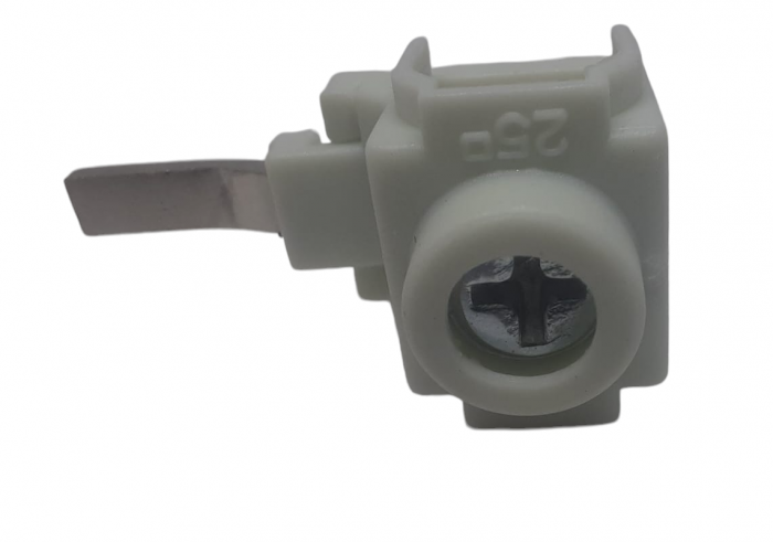 Set 10 bucati cleme terminale 63A de conectare conductor maxim 16mm²  la sigurante impreuna cu pieptene busbar [2]