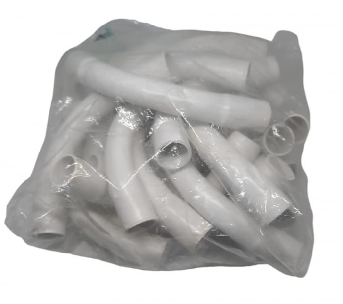 Set 10 bucati cot plastic pentru teava PVC tub bergman 16mm [4]