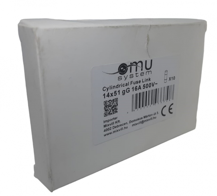 Set 10 sigurante 14x51 16A fuzibile cilindrice ceramica 500V AC gLgG [4]