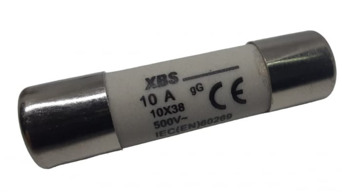 Set 10 sigurante 10x38 10A fuzibile cilindrice ceramica  500V AC gG [2]