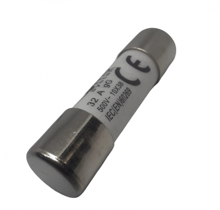 Set 10 sigurante 10x38 32A fuzibile cilindrice ceramica 500V AC gG [3]