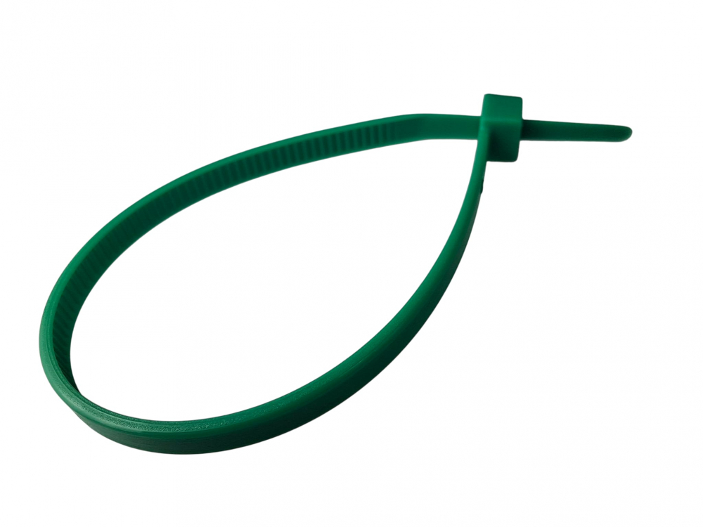 Set 100 buc colier cablu 140x3.6mm din plastic verde Cobra 9135 [3]