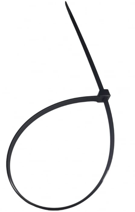 Set 100 buc colier cablu 200x3.6mm din plastic negru Cobra 9151 [5]