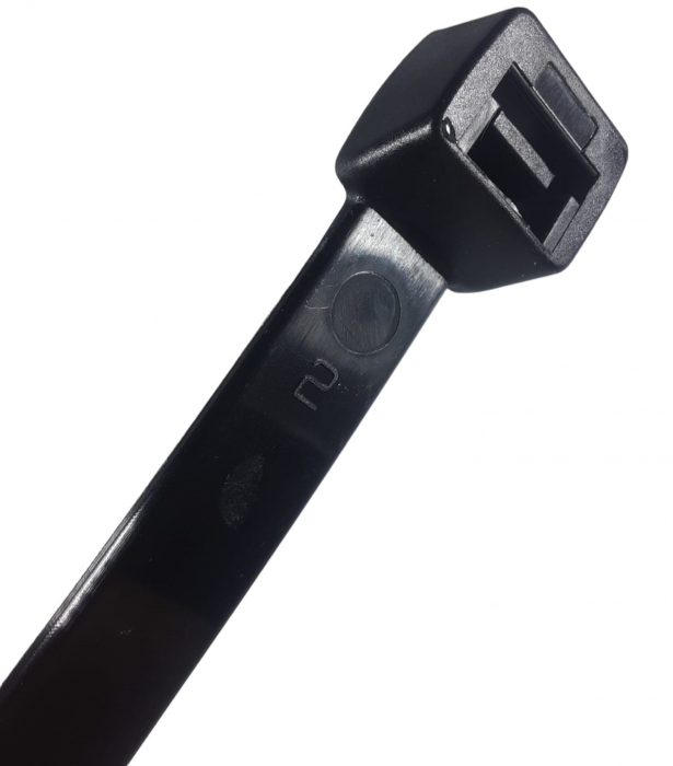 Set 100 buc colier cablu 250x4.8mm din plastic negru Cobra 9271 [5]
