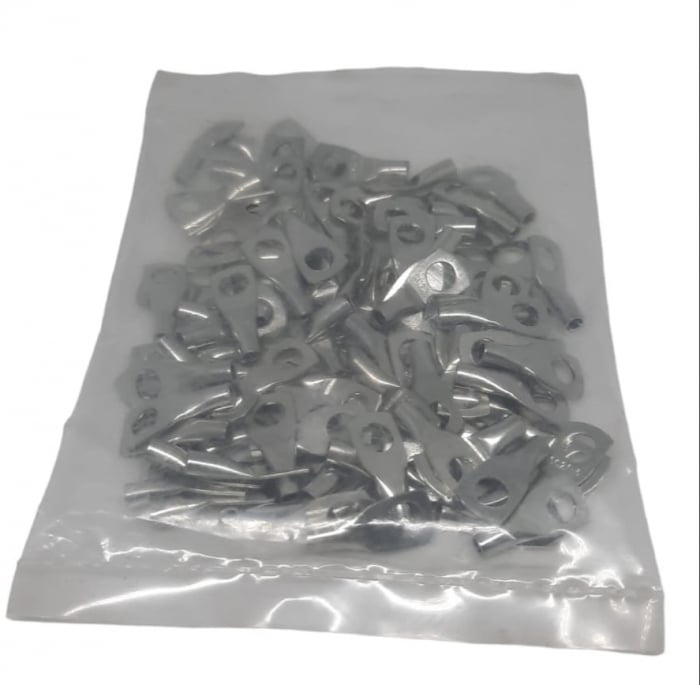 Set 100 buc papuc cupru stanat 10mm² cu gaura de 8mm [4]