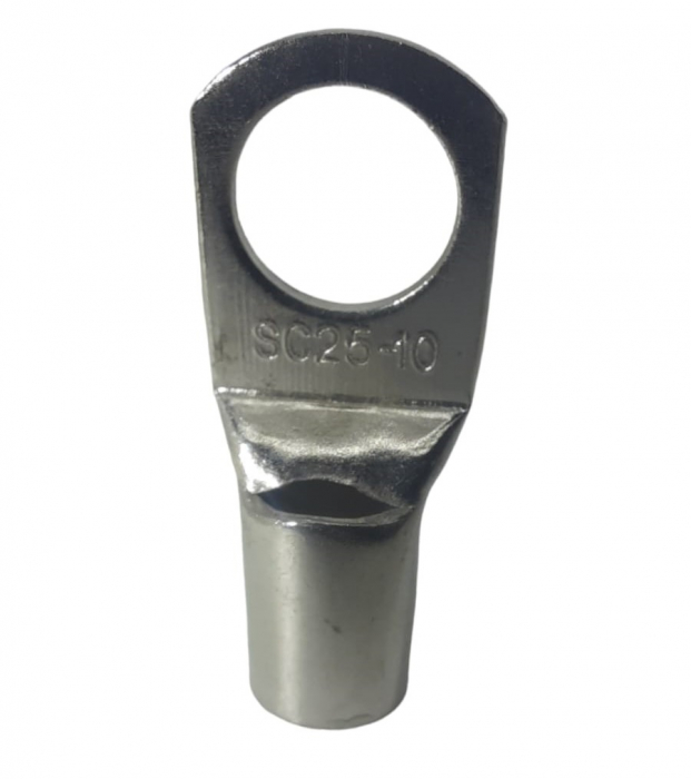 Set 100 buc papuc cupru stanat 25mm² cu gaura de 10mm [1]