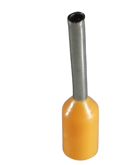 Set 100 pini terminali izolati 0.5 mm² galbeni ferule cupru 14mm [2]