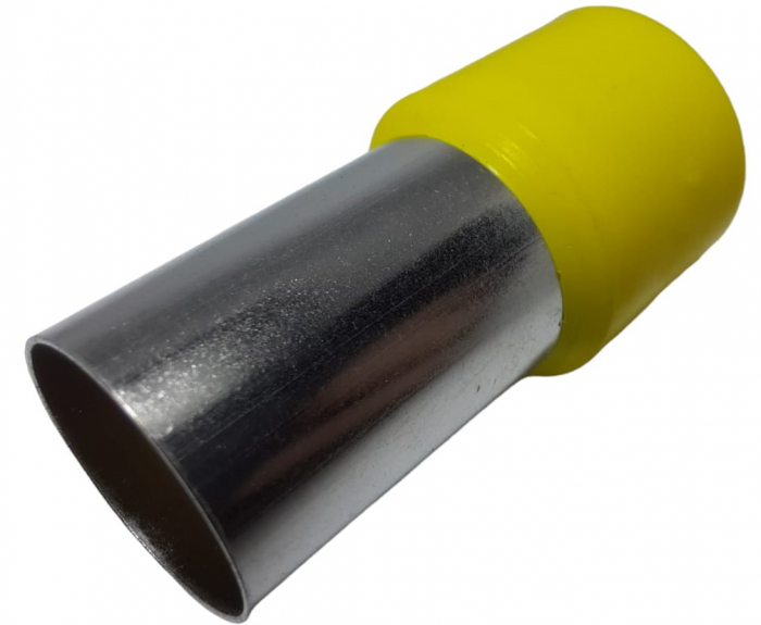 Set 25 pini terminali izolati 70 mm² galbeni ferule cupru 37.5mm [1]
