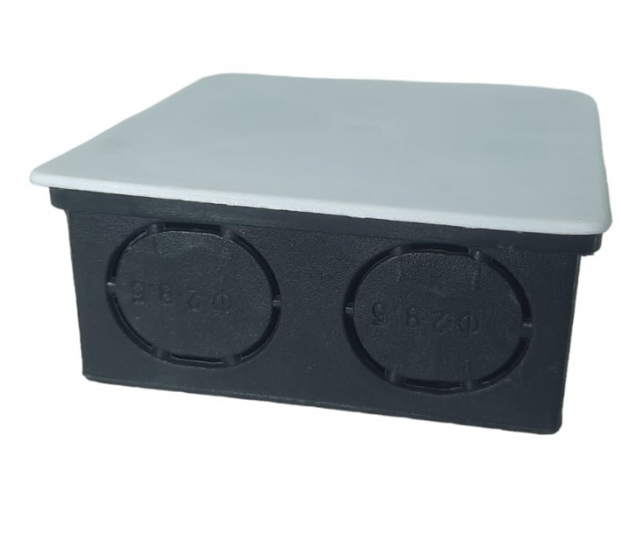 Set 5 doze de ramificatie  derivatie sub tencuiala cu 10 intrari pentru zidarie 75x75mm cu capac [4]