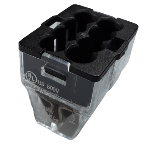 Set 50 buc clema legatura 8 fire conectare rapida 1-2.5mm2 24A [4]