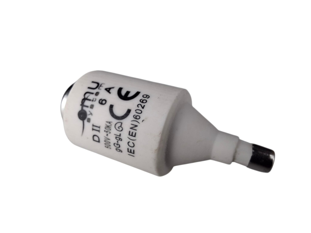 Siguranta fuzibila 6A patron ceramica cu filet E27 DII 500V capacitate de rupere 50kA, clasa de functionare gG-gL [2]