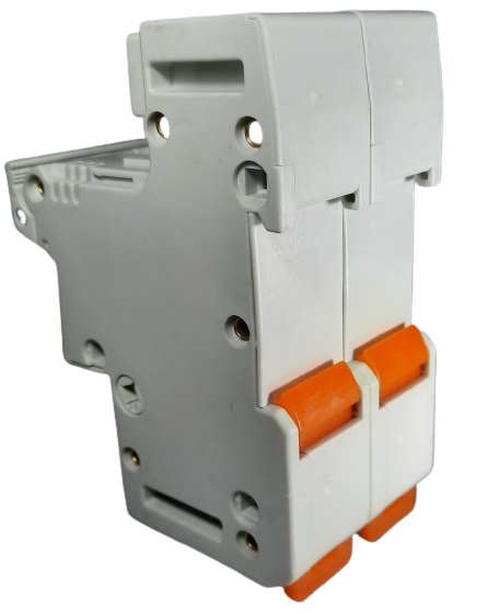 Soclu separator 2P pentru sigurante fuzibile 14x51 cu montaj pe sina DIN [5]