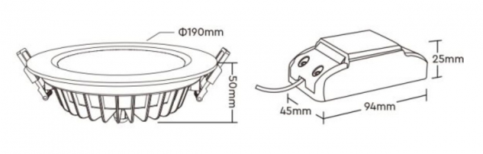 Spot LED Miboxer 15W RGB+CCT 1200lm 80lm/W 2700K~6500K, 16 milioane de culori intensitatea luminii ajustabila, control de la distanta 30m 2.4GHz IP54 [6]