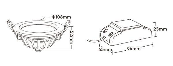 Spot LED Miboxer 6W RGB+CCT 500lm 80lm/W 2700K~6500K, 16 milioane de culori intensitatea luminii ajustabila, control de la distanta 30m 2.4GHz IP54 [9]