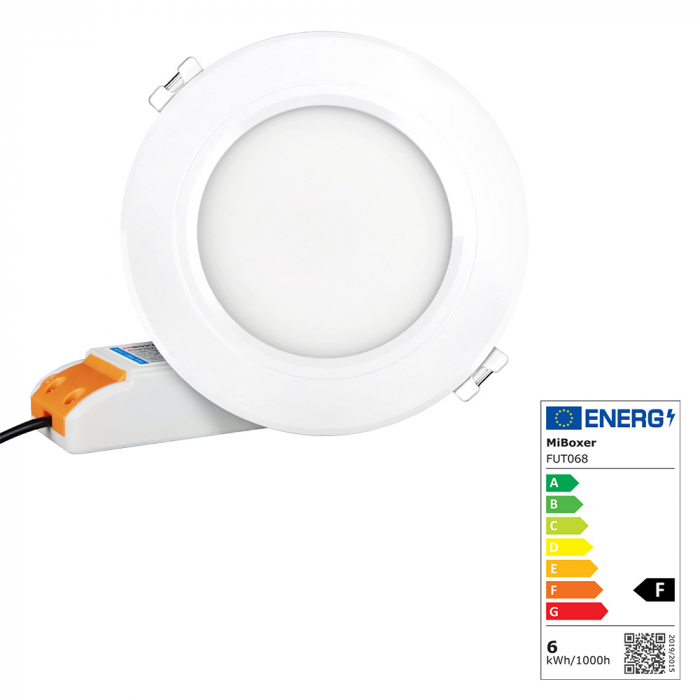 Spot LED Miboxer 6W RGB+CCT 600lm 118x38mm 2700K~6500K, 16 milioane de culori intensitatea luminii ajustabila, control de la distanta 30m 2.4GHz [2]