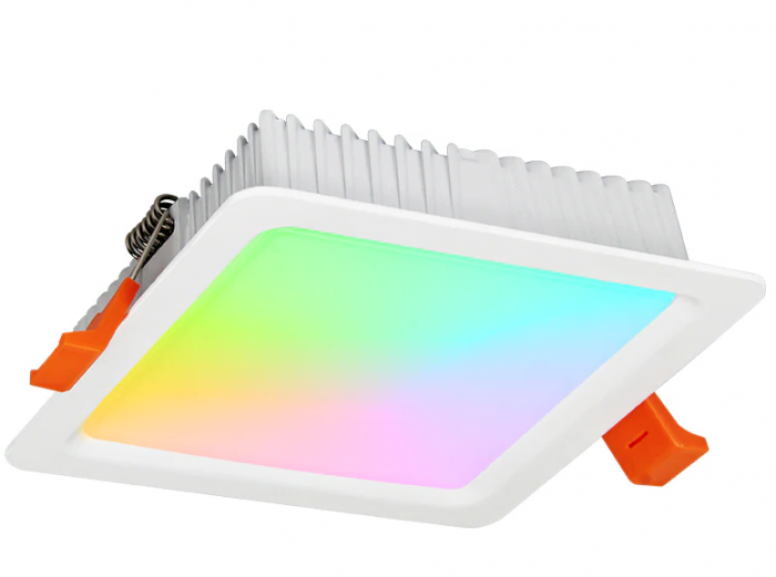 Spot LED Miboxer patrat 9W RGB+CCT 720lm 80lm/W 2700K~6500K, 16 milioane de culori intensitatea luminii ajustabila, control de la distanta 30m 2.4GHz [1]