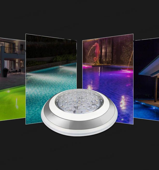 Spot LED pentru piscină Mi-Light MiBoxer lumină pentru sistem SYS 24V 15W IP68 culoare RGB+CCT SYS-RW1 [5]