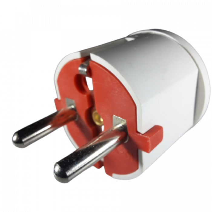 Stecher fisa cu contact de protectie 16A 250V intrare 90 grade pentru consumatori casnici [1]