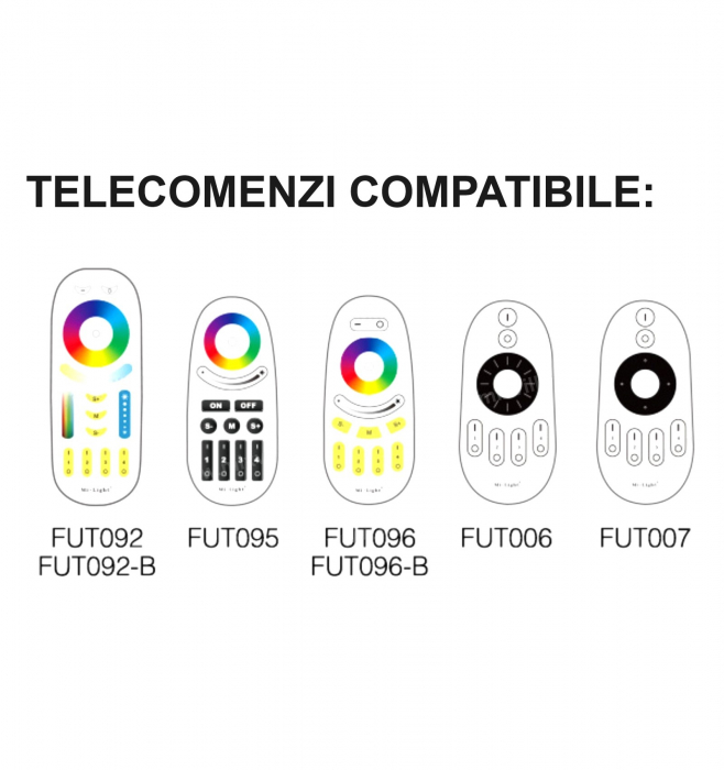 Suport de perete pentru telecomanda Mi-Light MiBoxer Group Control alb FUT099 [4]