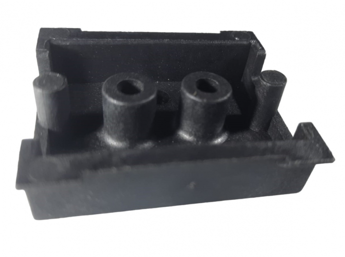 Suport din plastic pentru sina DIN omega 35mm autoadeziv 43x38mm [1]
