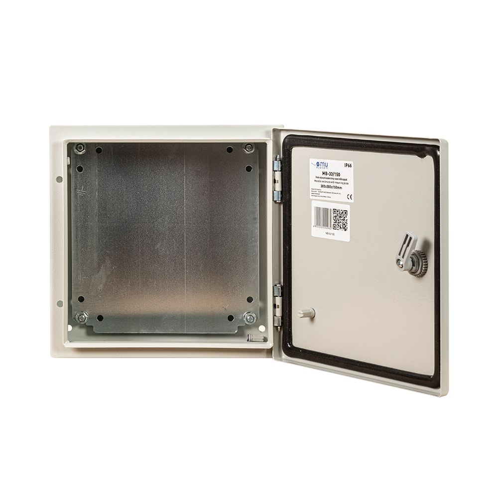 Tablou 200x200x150mm electric metalic industrial cu contrapanou galvanizat IP66 1000V 630A vopsit electrostatic [4]