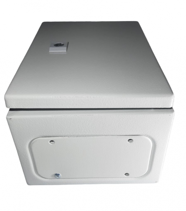 Tablou 250x200x150mm electric metalic industrial cu contrapanou galvanizat IP66 1000V 630A vopsit electrostatic [4]
