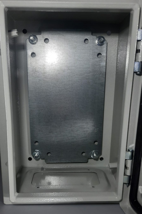 Tablou 250x200x150mm electric metalic industrial cu contrapanou galvanizat IP66 1000V 630A vopsit electrostatic [8]