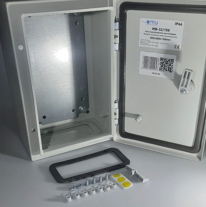 Tablou 250x200x150mm electric metalic industrial cu contrapanou galvanizat IP66 1000V 630A vopsit electrostatic [7]