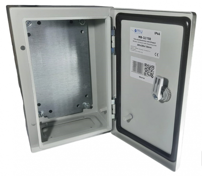 Tablou 300x200x150mm electric metalic industrial cu contrapanou galvanizat IP66 1000V 630A vopsit electrostatic [1]