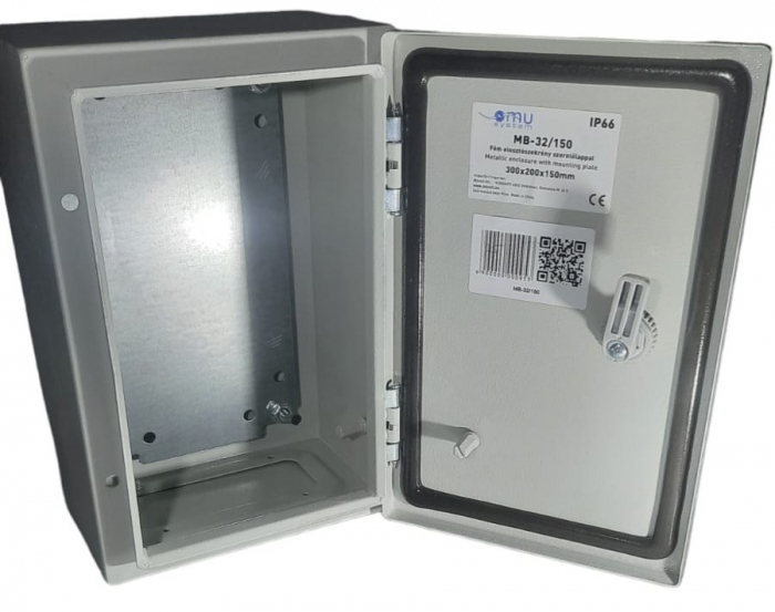 Tablou 300x250x200mm electric metalic industrial cu contrapanou galvanizat IP66 1000V 630A vopsit electrostatic [8]