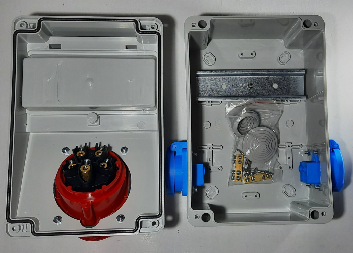 Tablou electric 7 module organizare de santier T1x16 si 2Mx16 IP44 [4]