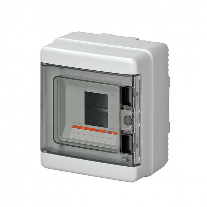 Tablou electric aplicat Elettrocanali 4 module IP65 cu usa fumurie din policarbon [1]