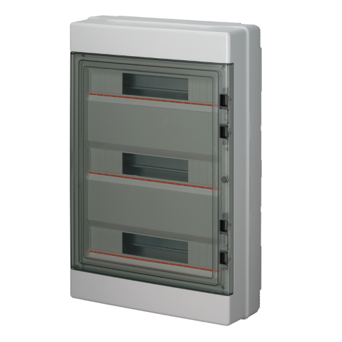 Tablou electric aplicat Elettrocanali 54 module IP65 IK08 cu usa transparenta [1]