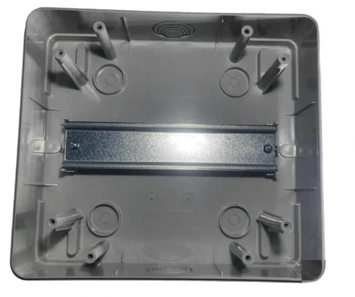 Tablou electric aplicat Elettrocanali 8 module IP65 IK08 cu usa transparenta fumurie [8]
