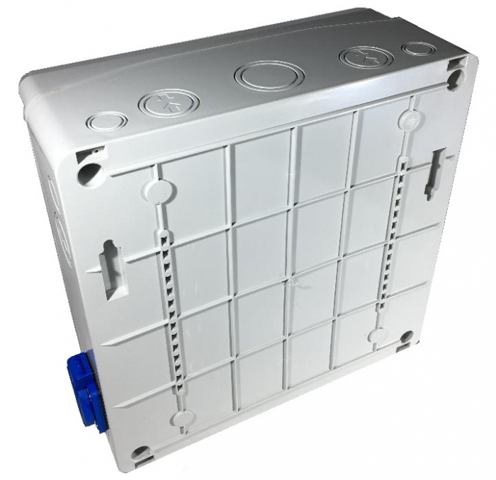 Tablou electric echipat cu 3 prize 5 poli 32A si 2 prize monofazice schuko si sigurante organizare de santier plastic IP44 [6]